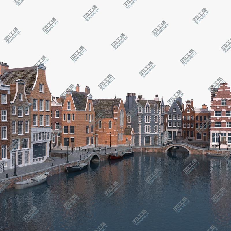 images/goods_img/20210313/Amsterdam Port Scene model/1.jpg